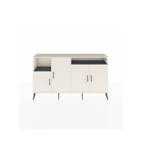 Arges Konsol 5 Raflı 4 Kapaklı 176x30x99 Aytaşı-Aytaşı/Antrasit