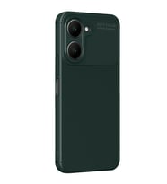 Vivo Y18 Kılıf Auto Focus Karbon Kapak - Koyu Yeşil