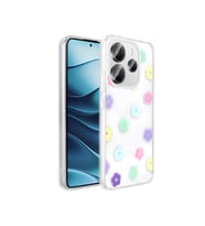 Xiaomi Redmi Note 14 4G Uyumlu Kılıf Şeffaf Figürlü Zore Folk Sert Kapak