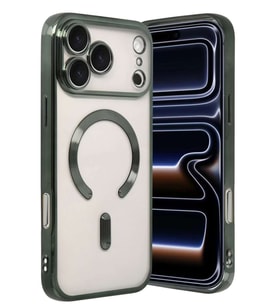 iPhone 17 Pro Kross Magneticsafe Kapak - Koyu Yeşil