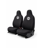 Fiat Fiorino Penye Oto Koltuk Kılıfı - Marka Logo Baskılı - Siyah