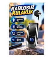 Dunspin DS-F210 Bluetooth 5.2 Kablosuz Kulaklık – 25 Saat Kullanım, Titreşimli Çağrı ve Dijital Ekra
