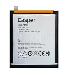 Casper Via P3 Uyumlu Pil Sıfır - Servis