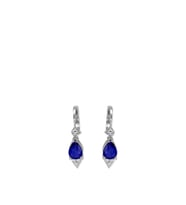 Pırlantalı Damla Safir Küpe Zwolle