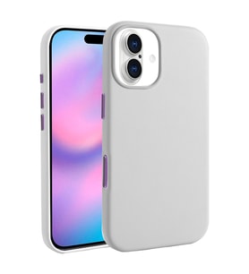 Apple iPhone 17 Uyumlu Kılıf M-safe Şarj Özellikli PU Deri Görünümlü Zore Kupra Kapak (Gri)