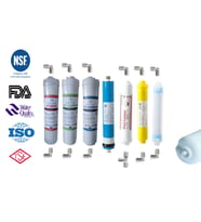 AQUAFLY 12" Inline 7 FİLTRE 10 AŞAMA ( MİNERAL ve DETOX ) Su Arıtma Filtresi Kapalı Kasa Cihaz Uyumlu