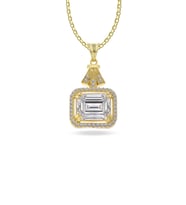 925 Ayar Gümüş Baget Kolye (Gold)