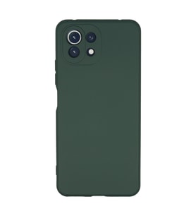 Xiaomi Mi 11 Lite Kılıf Nano İçi Kadife Silikon - Koyu Yeşil