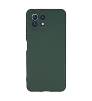 Xiaomi Mi 11 Lite Kılıf Nano İçi Kadife Silikon - Koyu Yeşil