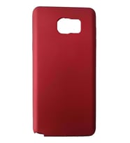 Jopus Galaxy Note 5 ile Uyumlu Soft Oil Silikon Kılıf Kırmızı JS-108