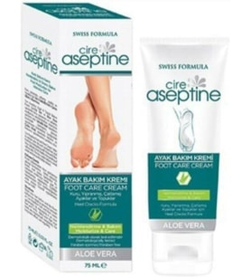 Aseptıne Ayak Bakım Kremi Aloe Vera 75 Ml Tüp