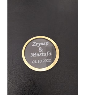 Sonsuzluk Magneti -  Magnet Nikah Şekeri - Nişan Şekeri - Söz Şekeri - Düğün Magnet - Nişan Magnet - Söz Magnet - Yenidoğan Magnet - Doğum Magnet - Yaş Magnet 7cm