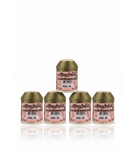5 Adet Altınbaşak Oya ve Dantel İpi 20 gr - Turk - No: 383 - ECK2761-8339