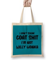 Sarcasm Funny Comment Quotes Gift - Sarcastic Women And Men Humorous Saying Bez Çanta Uzun Saplı