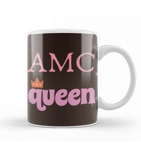 Amc Stock TO THE MOON Queens Kupa Bardak Porselen