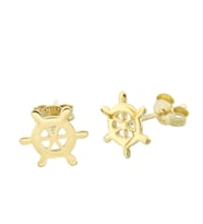 Altın Gemici Dümeni Tragus Küpe