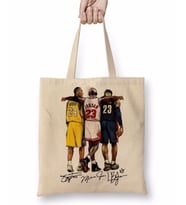 Lebron James Kobe Bryant Michael Jordan Bez Çanta Uzun Saplı
