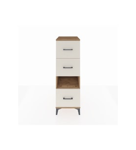 Kronos Dolap Tek Raflı 3 Çekmeceli 44x59x134 Çam-Aytaşı