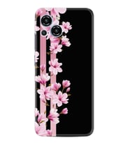 Reeder S23 Max Pro Kılıf Resimli Desenli Baskılı Silikon Pink Flowers 3 1393