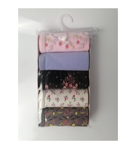 Divamore Kadın Karışık Desenli 5'li Paket Külot