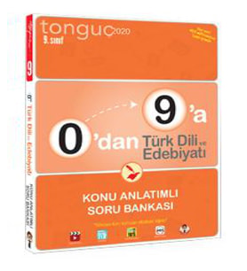 Tonguç Yayınları 0'dan 9'a Türk Dili ve Edebiyatı Konu Anlatımlı Soru Bankası