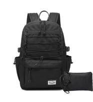 Smart Bags Sırt Çantası Okul Boyu Kalem Kutusu Hediyeli 3156 (Siyah)