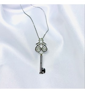 925 Ayar Anahtar Model Kolye