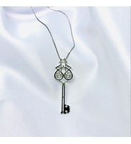 925 Ayar Anahtar Model Kolye