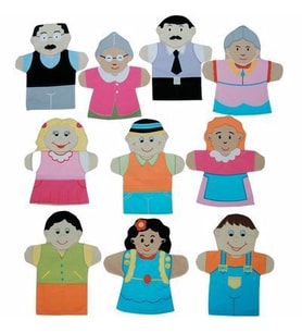 İNSAN FİGÜRLÜ KUKLALAR (10 PARÇA)