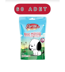 Energy Etli Dosluk Köpek Maması 125 Gram 60 Adet