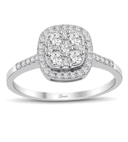 0.70 Ct Pırlanta Coronet Yüzük (Beyaz)
