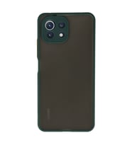 Xiaomi Mi 11 Lite Kılıf Montreal Silikon Kapak - Yeşil