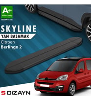S-Dizayn Citroen Berlingo 2 Skyline Siyah Yan Basamak 193 Cm 2008-2018 A+ Kalite