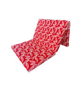 Katlanır Yer Yatağı (8 CM KALIN)Sünger Yatak 80x180x8 CM-KIRMIZI TÜY