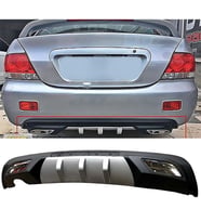 Mitsubishi Lancer Difüzör Difizör Gri + Kare Egzoz Görünüm C Tip