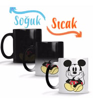 Mickey 09 Sihirli Kupa Bardak Porselen