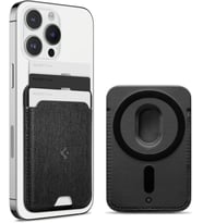Spigen MagFit iPhone için MagSafe özellikli 3 Kartlı Manyetik Cüzdan Urban Fit Wallet Black - AFA07402 Outlet