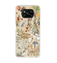 Poco X3 PRO / X3 NFC Uyumlu Winnie The Pooh Tasarımlı Şeffaf Telefon Kılıfı