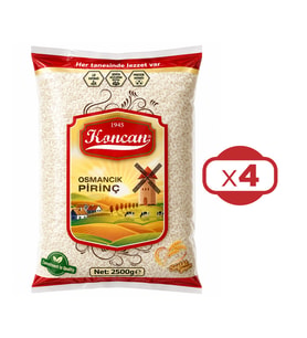 Korcan Osmancık Pirinç 2500 gr x 4 Adet