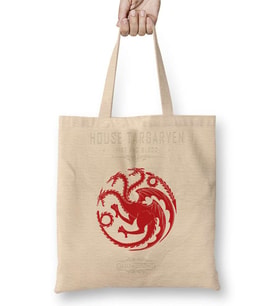 Game of Thrones Casa Targaryen Bez Çanta Uzun Saplı
