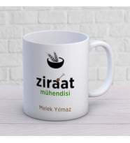 KİŞİYE ÖZEL ZİRAAT MÜHENDİSİ MESLEK KUPA BARDAK