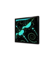 Soyut Grafik Çalışmaları Çerçeveli Mdf Tablo