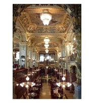 Kahve Için Buluş Benimle ~ New York Café ~ Budapeşte Tablo Ahşap Poster Dekoratif