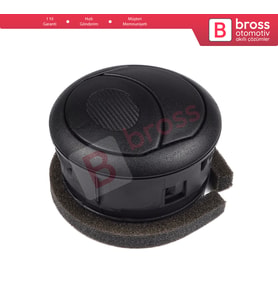 Bross Otomotiv BDP1155 Fiat Fiorino 3 Qubo Citroen Nemo Peugeot Bipper Için Kalorifer Izgarası Ön Yan Kısım Torpido Havalandırma Difüzörü 735461076