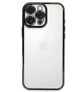 iPhone 16 Pro Kılıf Razer Lensli Silikon - Siyah