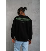 Erkek Baskılı Sweat - Siyah