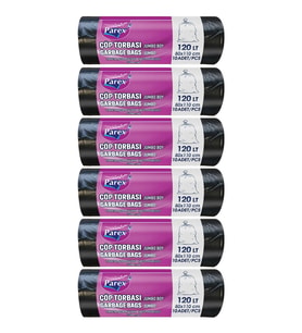 Professional 10'lu Çöp Torbası Jumbo Boy 80 x 110 cm Altılı Paket