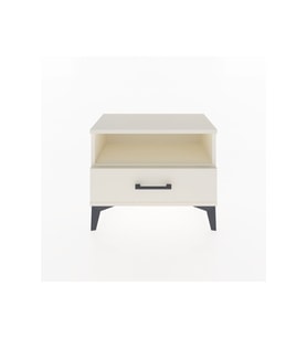 Arges Komodin Tek Raflı Tek Çekmeceli 60x30x48 Aytaşı-Aytaşı