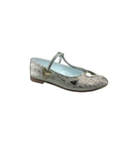 OrtopedikAL 1010 Ort Emt Filet Dore Altın Parlak Babet Taşlı Kız Çocuk Abiye Ayakkabı Düğün (Altın / Dore)