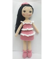 Gül Lokumu Bebek Amigurumi Organik Oyuncak